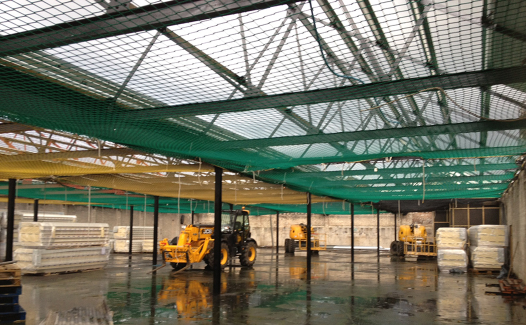 Industrial Safety Net Installation