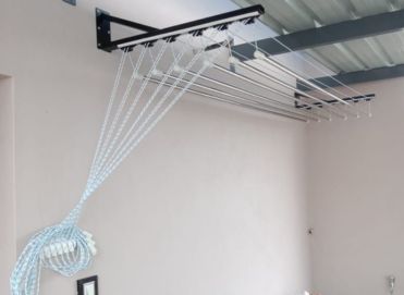 Ceiling Cloth Hangers Close-up